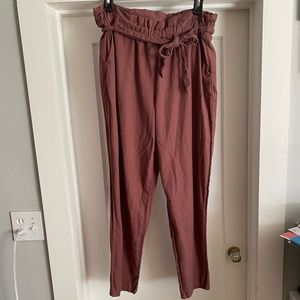 Maurices Paper Bag Linen Pants
